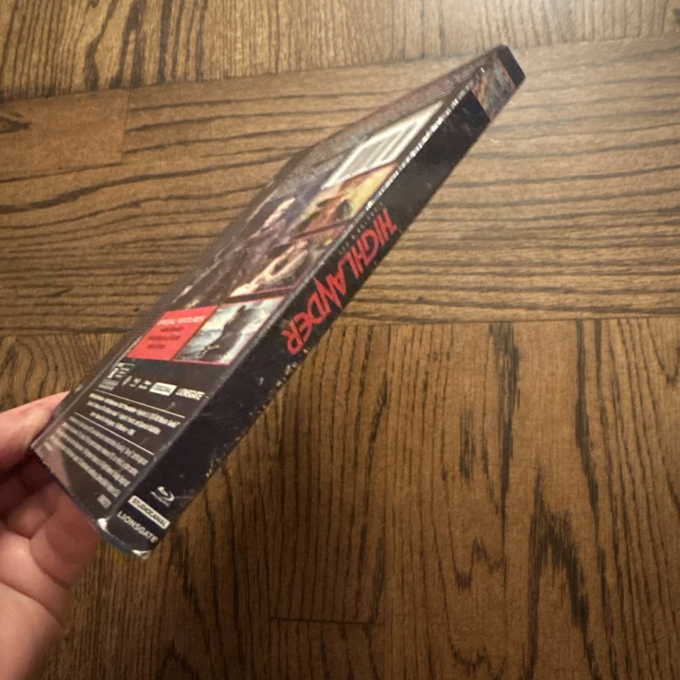 HIGHLANDER Rare Director's Cut BLU RAY retro vhs slipcover - Tested Foto 4 de 4