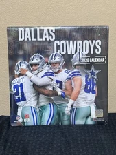 NFL Dallas Cowboys 2020 Turner Licensing  Wall Calendar 12" x 12"  “New Sealed”