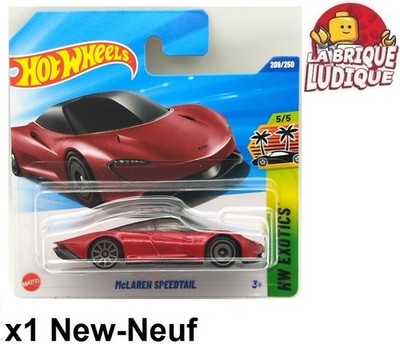 Hot Wheels Hw Exotics Mclaren Speedtail Rot Dunkel- 209/250 5/5 JBB28 Neu