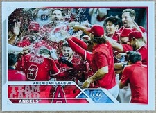 2023 TOPPS SERIES ONE AMERICAN LEAGUE LA ANGELS TEAM CARD #93 NM+ SHOHEI OHTANI