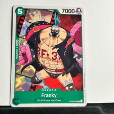 ONE PIECE CCG card: Franky op02-039 C, 1st edition English, [op02], tag nami sp