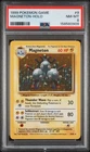 1999 POKEMON BASE SET UNLIMITED #9 MAGNETON-HOLO PSA 8