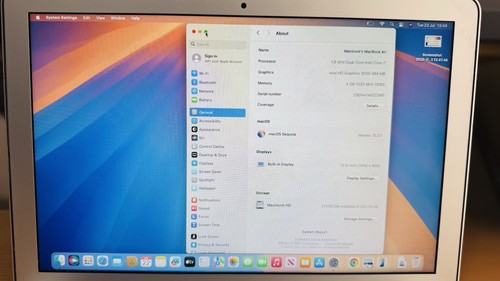Macbook Air i7 256GB SSD