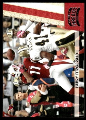 Larry Fitzgerald 2011 Panini Threads #2 Cardinals NFL READ FREE SHIPPING