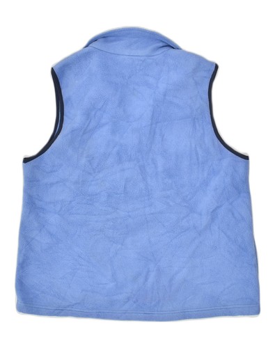 L.L.BEAN Womens Fleece Gilet UK 16 Large Blue Polyester YJ10 - Picture 2 of 4