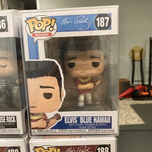 NEW 4 piece Elvis Presley Funko Pop Set Numbers 186, 187, 188** w/Protectors !! - Picture 3 of 10