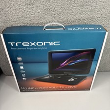 Trexonic 14.1 Inch Portable DVD with TV Tuner Player with Swivel TFT-LCD Screen