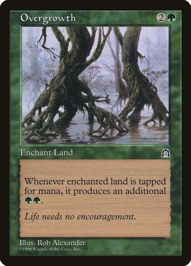 Overgrowth Stronghold Common NM Magic: The Gathering  Normal