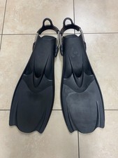 Hollis Scuba Diving F-1 Bat Fin Black - Regular - Open Heel Dive Fins 2XL