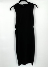 Olivia Matthews Womens Dress Medium Black Cut Out Sides Casual Party New Knit