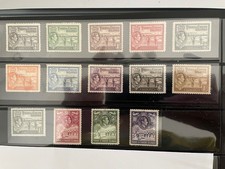 Turks and Caicos Islands 1938-45 SC #78-89 MH MINT Hinge, comp set, CV US $91.60