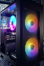 LED Gaming PC : i5, 16GB, SSD 240GB, HDD 500GB, Geforce GTX 1050 Ti, Windows 11