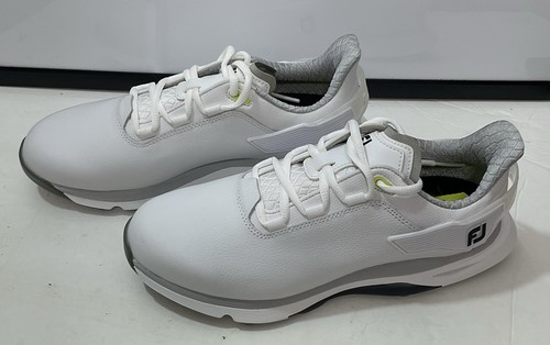 FootJoy Damen Pro/SLX Golfschuh 8W weiß/weiß/grau neu ohne Etikett - Karton - Bild 3 von 12
