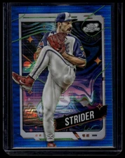 2024 Topps Chrome Cosmic #51 Spencer Strider Blue Moon Refractors #/99