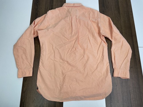 Ralph Lauren Mens Size M Orange Button Shirt Button Down Collar Long Sleeve - Picture 9 of 12