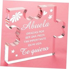 Abuela Gifts Acrylic Puzzle Plaque, Gifts for Grandma in Spanish, Mothers Day