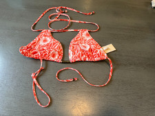 orange MICHAEL KORS swimsuit bikini top size 12