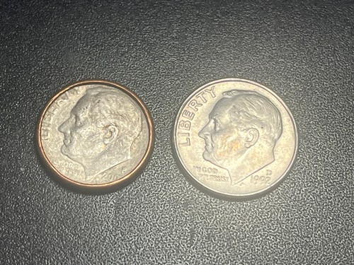 2007 P Roosevelt Dime On A Foreign Planchet