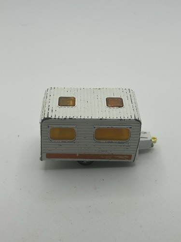 Vintage 1977 Matchbox Superfast Caravan Camper Trailer #31 England White - Picture 3 of 6