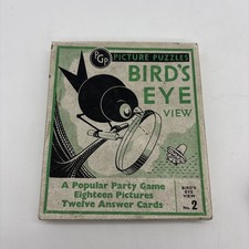 Vintage Boxed 18 Card BIRD'S EYE No. 2 Party Game PGP Picture Puzzles