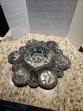 Vintage Ceramic Coin Ashtray