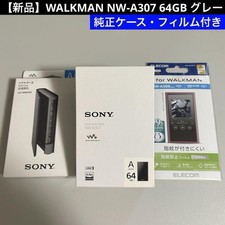 SONY WALKMAN 64GB Hi-Res A300 Series NW-A307 Audio Player Gray English Language