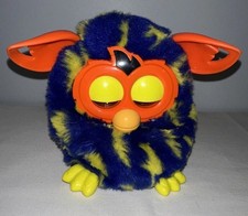 Furby Boom A6120 2012 Lightning Bolts Blue Yellow Orange Working