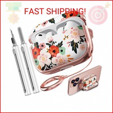 Inesore for AirPods Pro 3 Case 2025 with Lock, for Women Girly Floral Cute Case