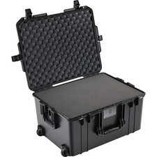 Pelican 1607AirWF Wheeled Carry-On Hard Case with Foam Insert Black