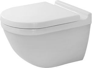 Duravit 252709-DUAL Starck 3 0.8/1.6 GPF Dual Flush Wall Mounted - White
