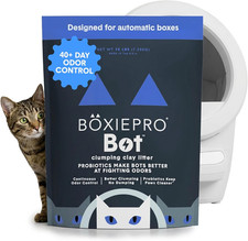 Boxie Probiotic Cat Litter, 40 Day Odor Control, Clumping Clay Kitty Litter, Odo