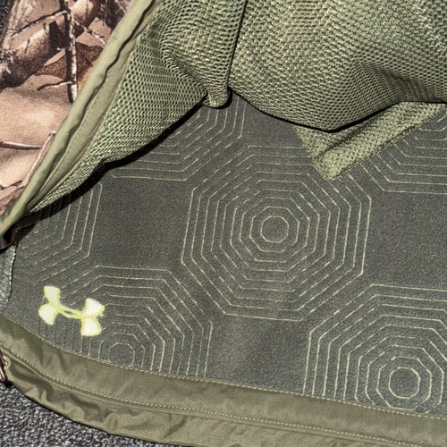 Under Armour UA Ap Windproof Scent Control Microfleece 3XL Forest Camo Jacket - Picture 10 of 11