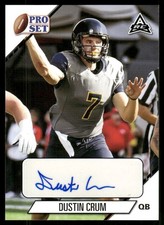 2021 Leaf Pro Set College Auto Dustin Crum #PS-DC1 Auto