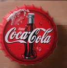Coca-Cola Metal Tin Bottle Cap Sign Vintage advertising bar signs