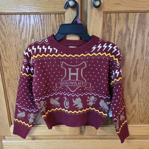 Wizarding World Harry Potter Boys Hogwarts Knit Sweater Size S (6-6x) - Picture 1 of 8