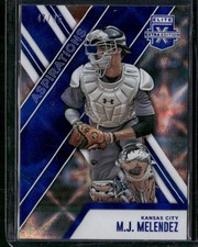 2017 Panini Elite Extra Edition #52 M.J. Melendez Aspirations Blue #/75