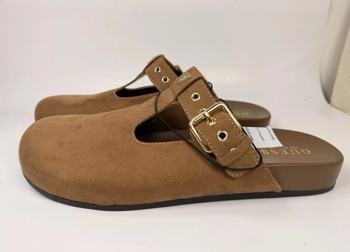 Guess Vivianas Zoccoli Donna - Pelle Morbida Con Suola In Poliuretano, Stivaletti Alla Caviglia