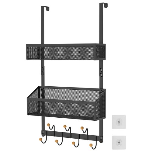 Over The Door Hooks Organizer Portable Over The Door Storage Hanger Towel stlec - Picture 15 of 22
