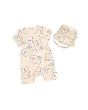 The Bonniemob Shorty Playsuit  Hat Set