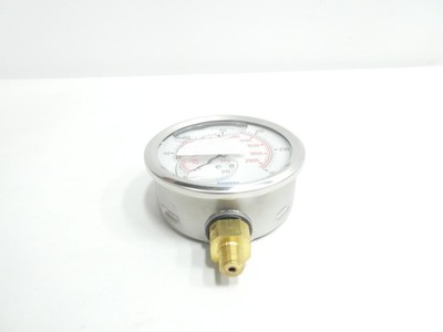 Wika 213.53 4'' 4280121 Pressure Gauge 4in 0-300psi 1/4in Npt