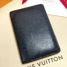 Excellent Condition Louis Vuitton Taiga Organizer Du Posh Card Case Business Car