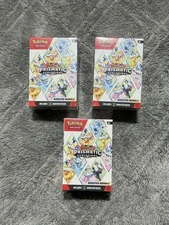 NEW! Prismatic Evolutions Booster Bundle Lot Of 3 Pokemon TCG: SV SHIPPED QUICK!