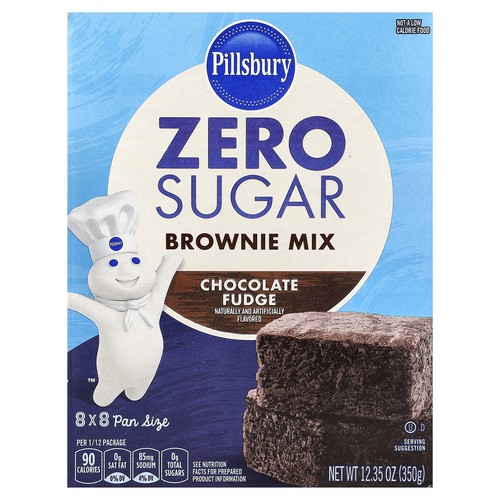 Zero Sugar, Brownie Mix, Chocolate Fudge, 12.35 oz (350 g)