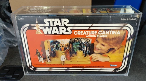 KENNER STAR WARS CANTINA THIS SALE IS FOR A EMPTY ACRYLIC CASE NO TOYS
