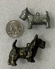 2 Small Vintage Metal Scottie Dogs - One Marked 1935 — photo 10