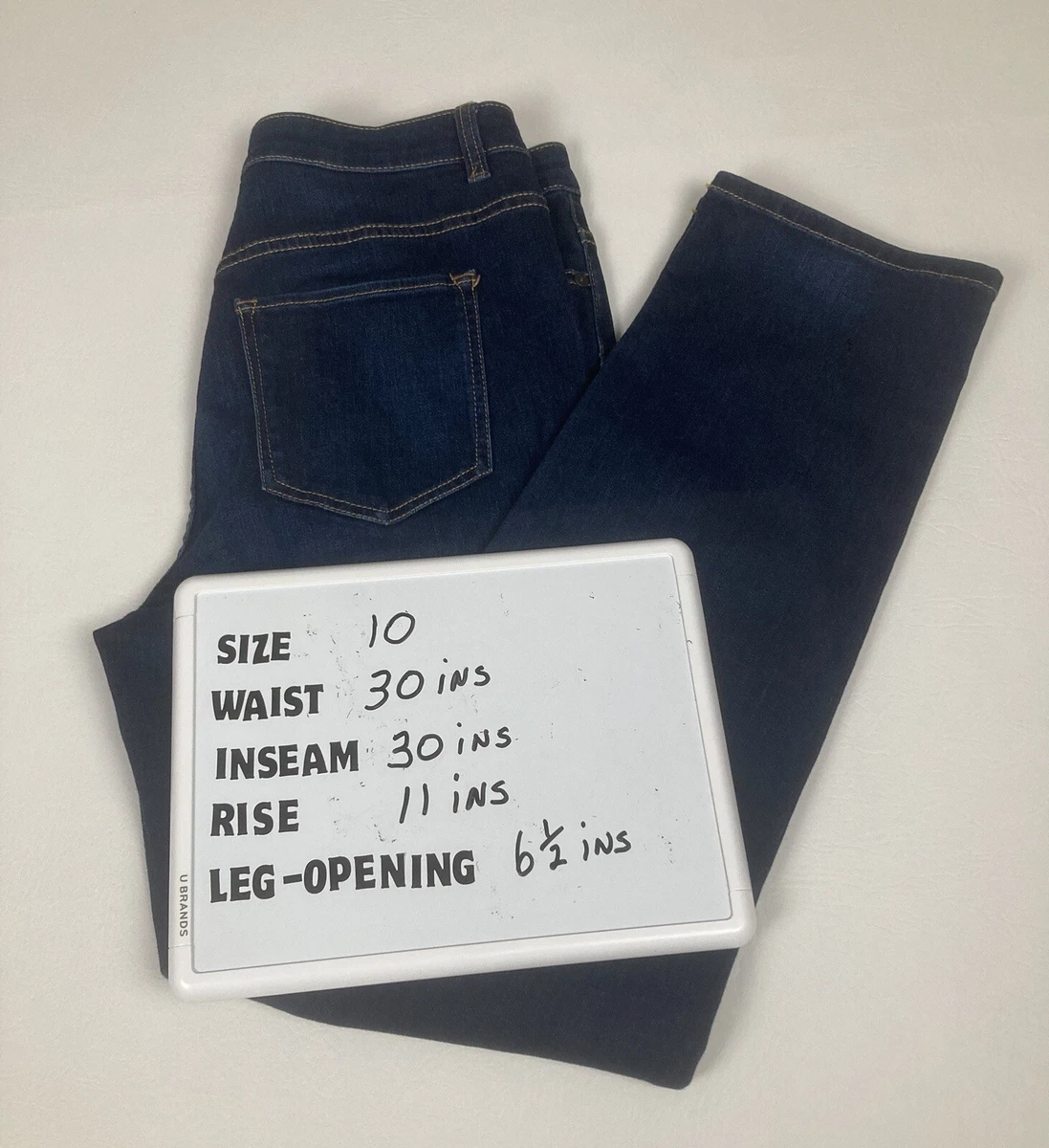 liz claiborne original fit tapered leg jeans