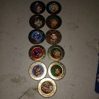 Super Mario Wonderball 11 Coin Lot