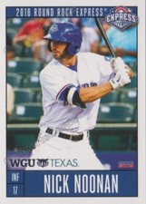 2018 Round Rock Express Nick Noonan RC Rookie Texas Rangers