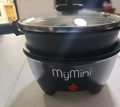 #ad MyMini 5 Inch Noodle Cooker amp; Skillet Electric Hot Pot Used My Mini Skillet $4.99