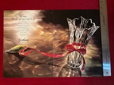 Gorham Vases 2-page 1997 Print Ad- Great To Frame!